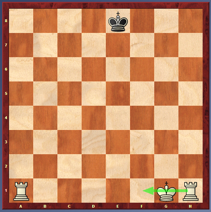 Castle Rook Moves other side of the King