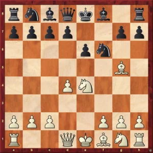Relative pin in chess where moving the piece would expose the queen