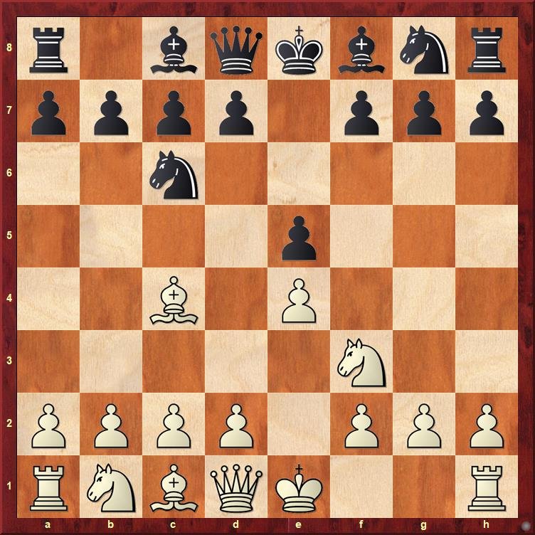 Italian Game opening position after 1.e4 e5 2.Nf3 Nc6 3.Bc4